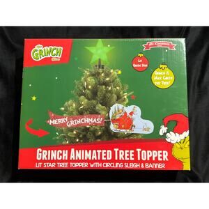 Mr. Christmas Grinch Animated Tree Topper